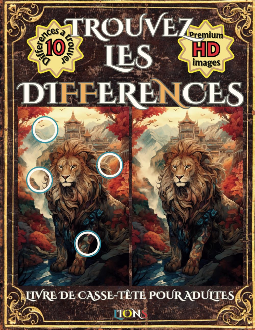 Trouvez les Différences Livre de casse-tête pour Adultes: Défis Visuels et Casse-têtes Captivants: Améliorez Votre Concentration en S'amusant sur le Theme des animaux book