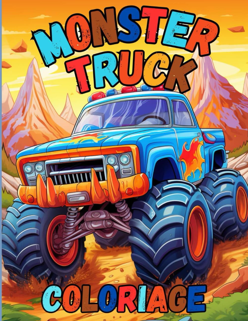 Monster Truck livre de coloriage pour enfants: 66 dessins uniques de Monster truck à colorier pour enfants book
