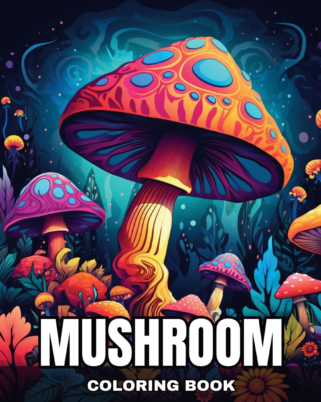 Mushroom Coloring Book: Magical Coloring Pages for Adults and Teens Featuring Fantasy Mushrooms book
