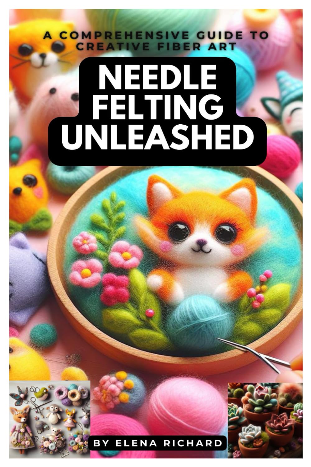 NEEDLE FELTING UNLEASHED: A Comprehensive Guide to Creative Fiber Art Hobbies & Crafts