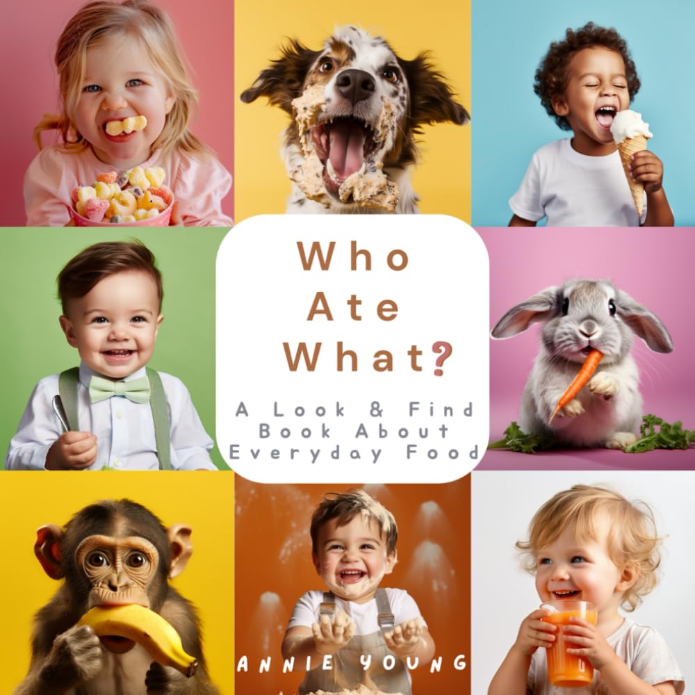 Who Ate What? : A look and Find Book About Everyday Food Non-fiction