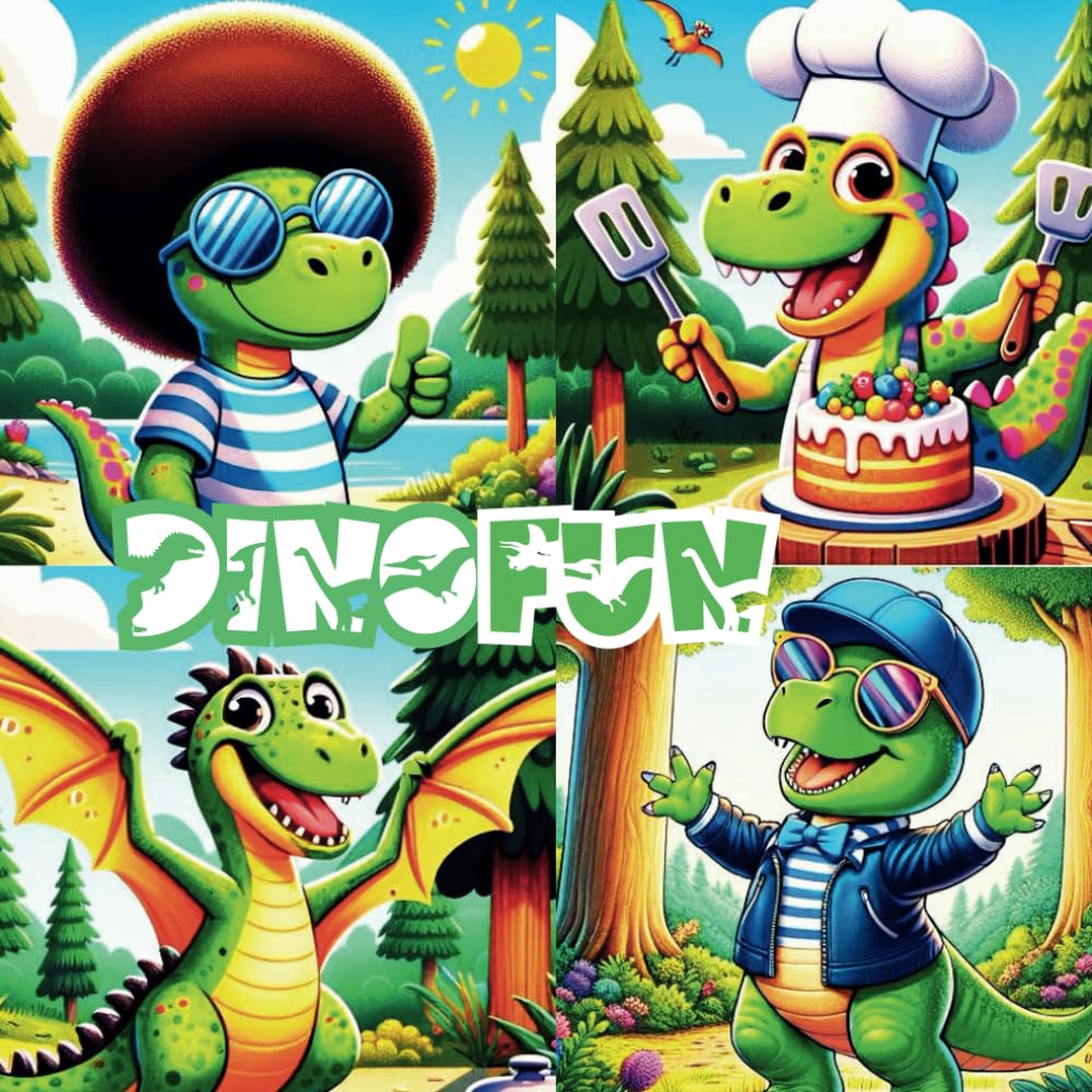DINOFUN : 73 Coloriages de Dinosaures Drôles et Amusants - Livre de Coloriage Dinosaures dès 6 ans book