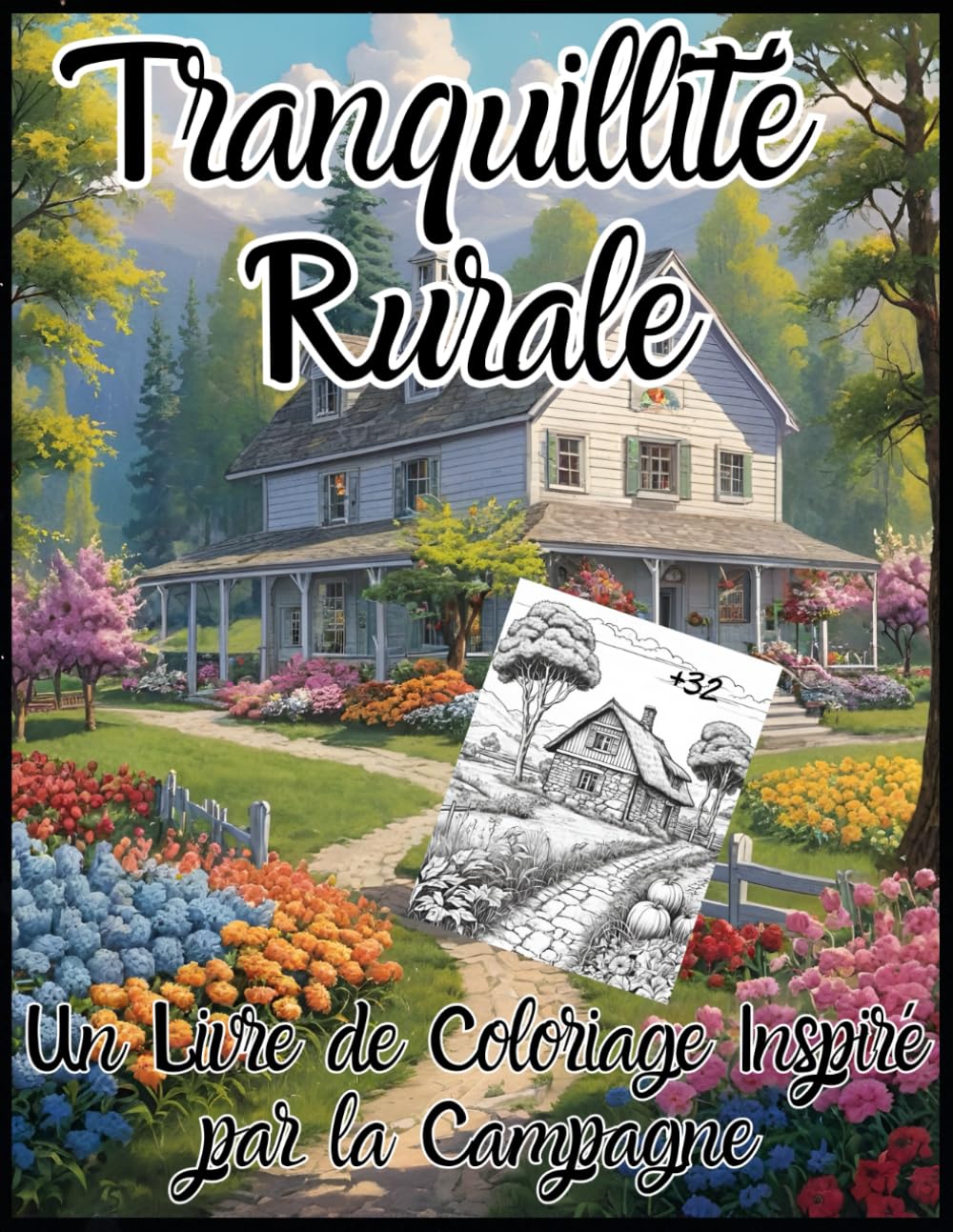 Tranquillité Rurale: Un Livre de Coloriage Inspiré par la Campagne: Coloriez et Explorez de Superbes Paysages de Campagne et les Meilleures Scènes de Village book