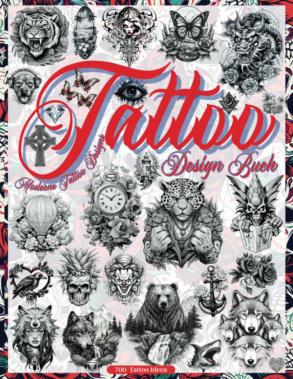 Tattoo Design Buch: Moderne Tätowierkunst. Inspirierende Motive, Stile und Bedeutungen für Anfänger und Liebhaber. Entdecken Sie faszinierende Motive ... in die Welt der Körperkunst und Dekoration. Photography