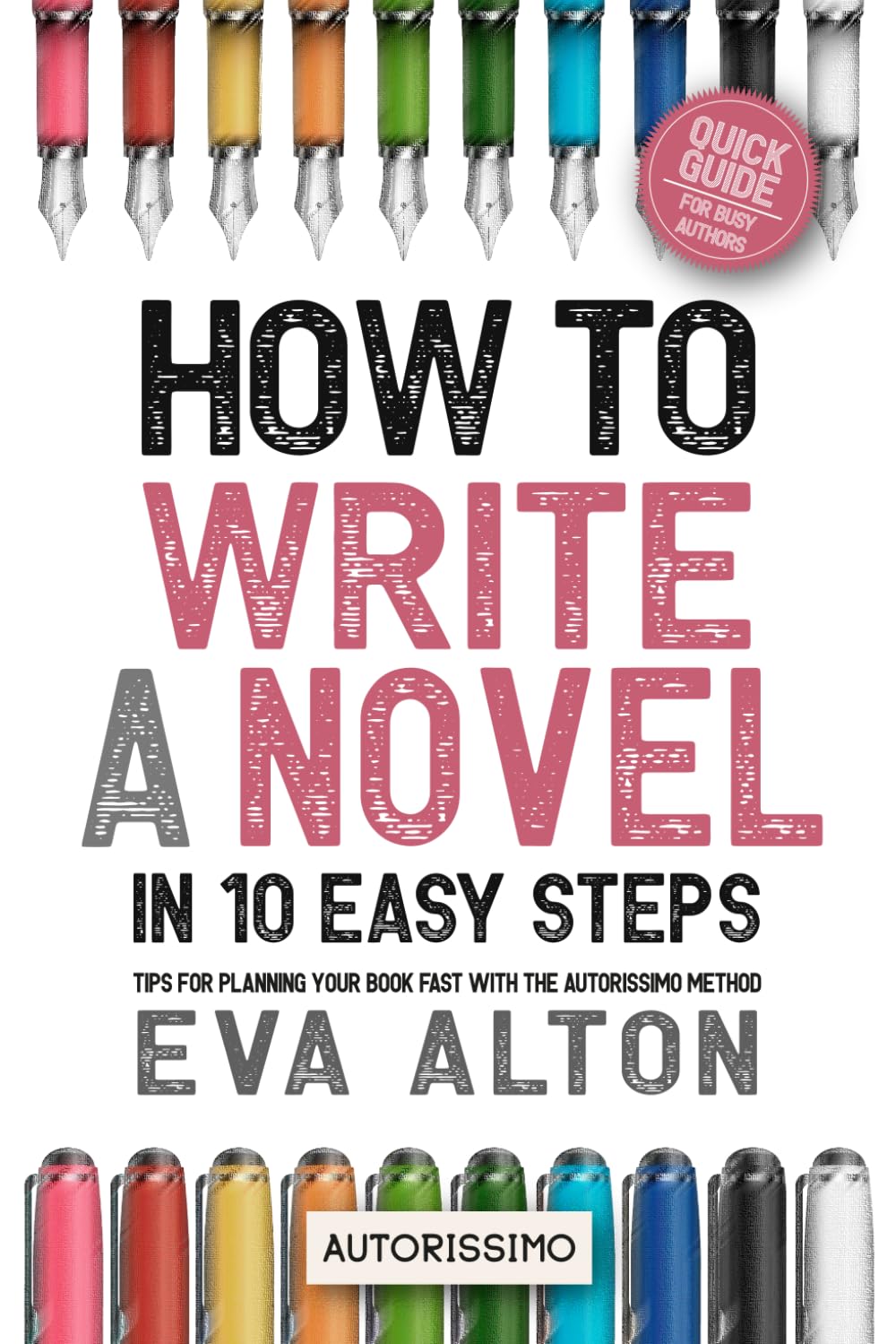 How to Write a Novel in 10 Easy Steps: Tips for Planning Your Book Fast With the Autorissimo Method (Author Guides Autorissimo & Writer's Unlock) Media & Communication