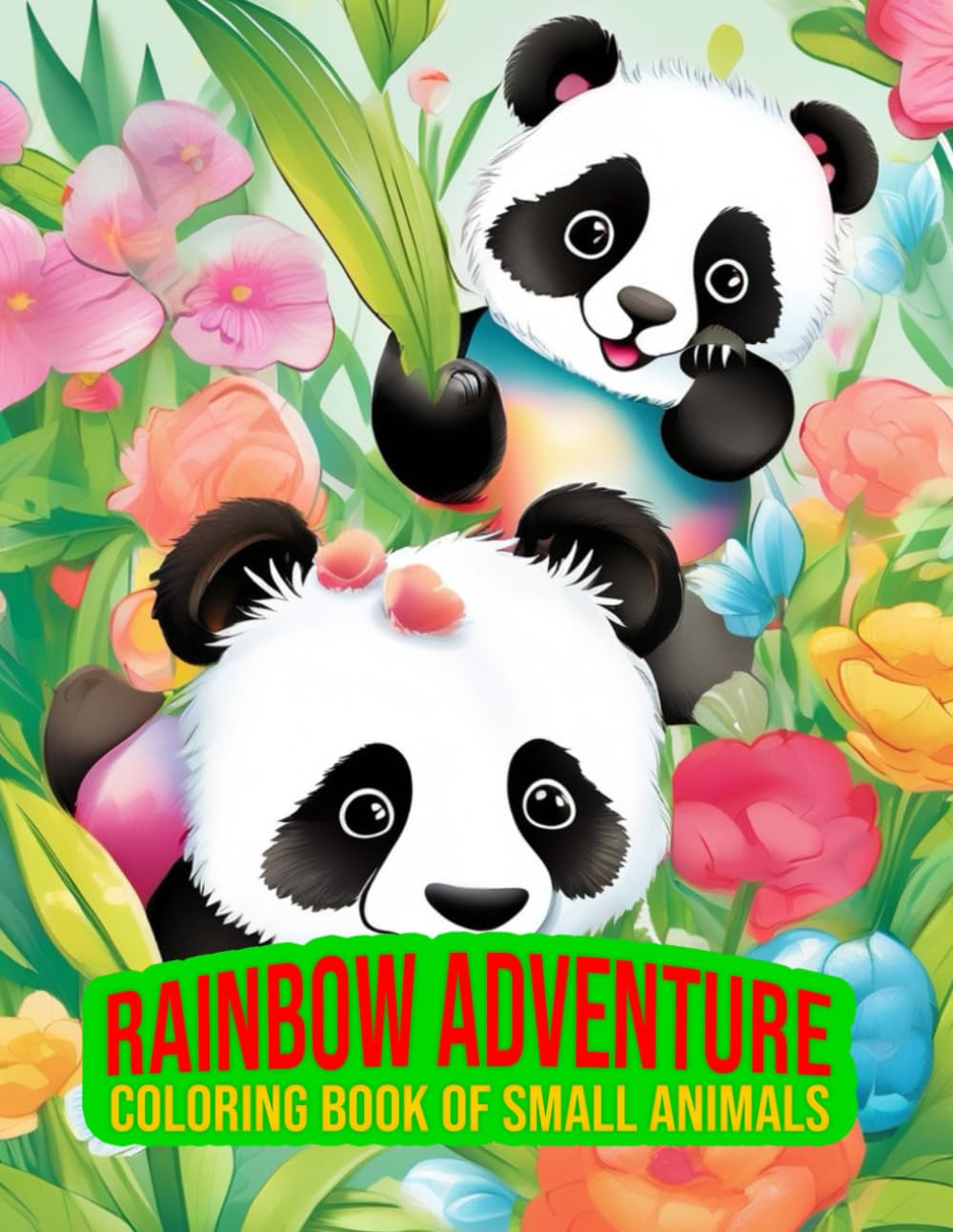 Rainbow Adventure: Coloring Book of Small Animals Parents & Children