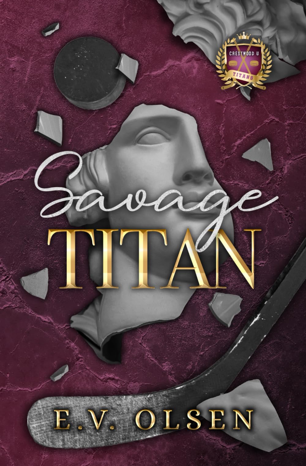 Savage Titan: An MM College Hockey Bully Romance book