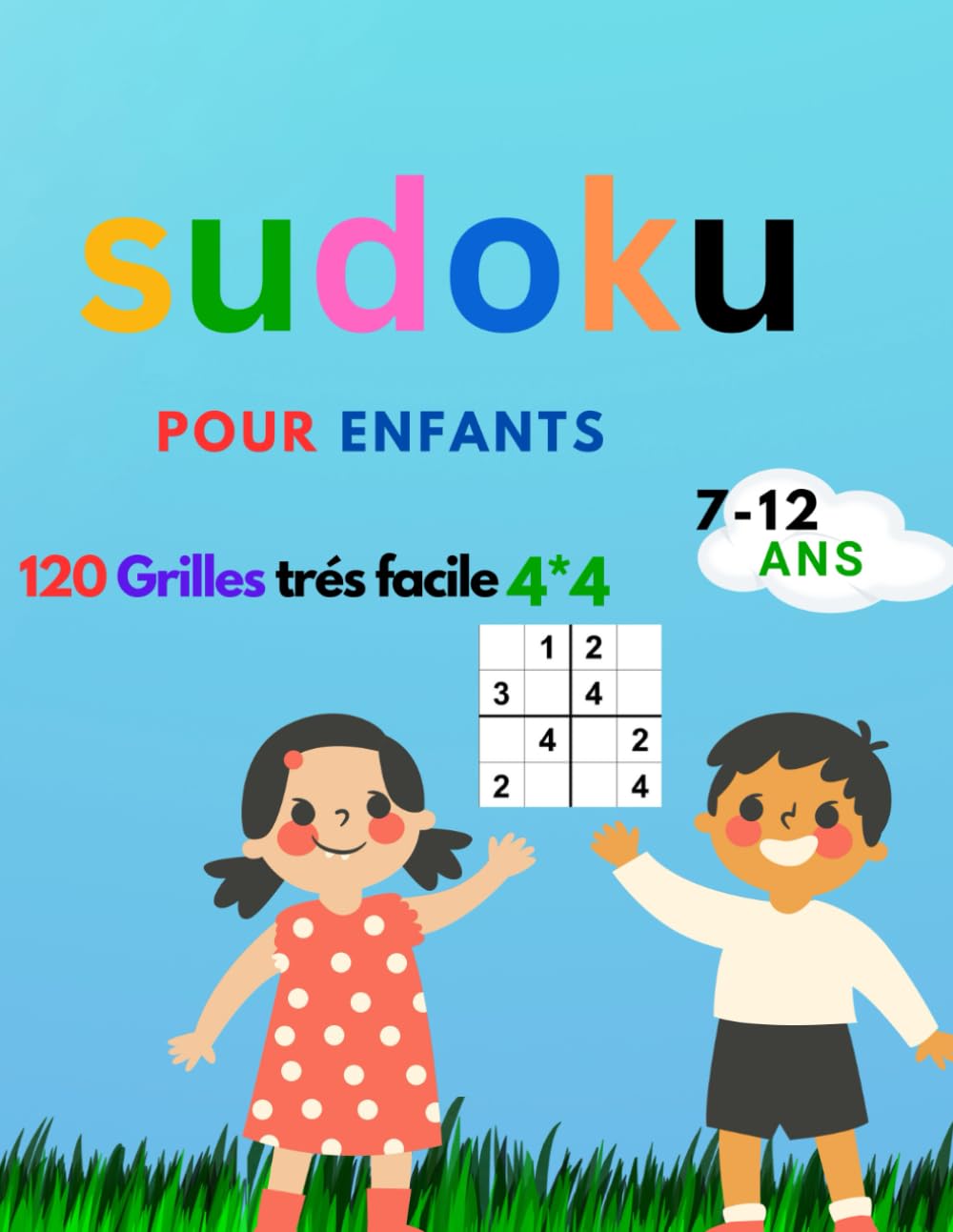 sudoku pour enfants 120 Grilles trés facile 4*4 book