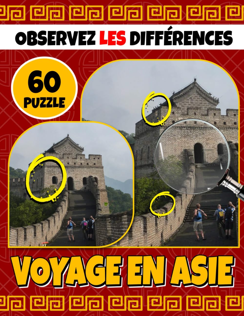 Voyage en Asie Trouve la Différence: Trouvez La Différence Sur Les Voyages En Asie, Livre De Puzzles D'Objets, Images Cachées Pour Tous Les Âges, Cadeaux Pour Soulager Le Stress, Créativité book