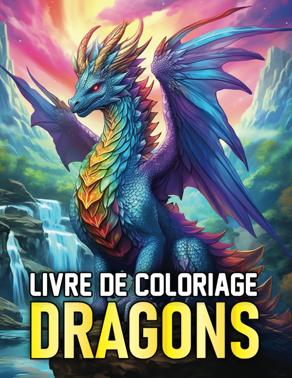 LIVRE DE COLORIAGE DRAGONS POUR ADULTES. MAGIE ET FANTAISIE: LIVRE DE COLORIAGE PLEINE CONSCIENCE ET ANTI-STRESS book