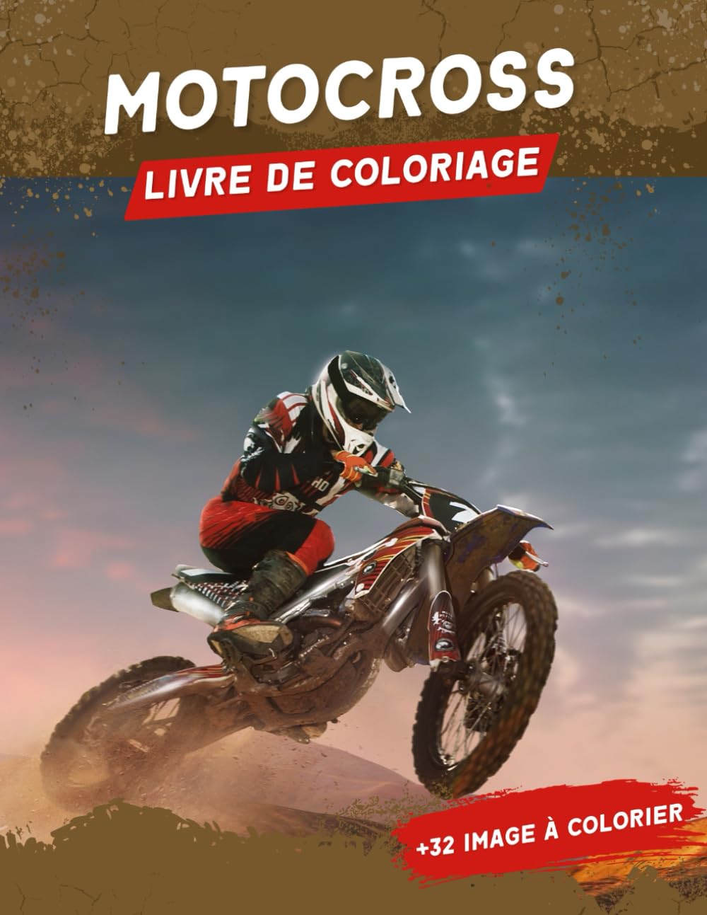 MOTO CROSS LIVRE DE COLORIAGE: Ce Livre Est Parfait Pour les Enfants et Adolescents Qui Aiment Les Motos | Cadeau Ideal Pour Les Fans des Deux Roues | Images de Haute Qualite book
