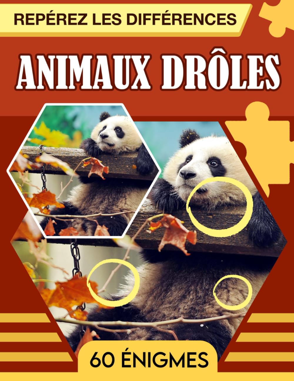 Animaux Drôles Trouve la Différence: Trouvez Les Puzzles D'Animaux Des Différences, Livre D'Activités De Recherche D'Objets, Parfait Pour Toute Occasion, Cadeau D'Anniversaire Et Soulagement Du Stress book