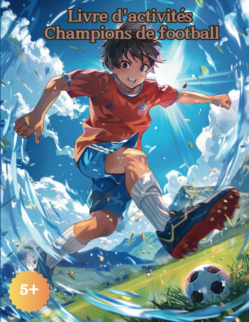 Livre d'activités Champions de football: Plus de 60 jeux, coloriage, sudoku, recherche de mots, labyrinthes. Thematique football! Pour enfants 5-10 ans book
