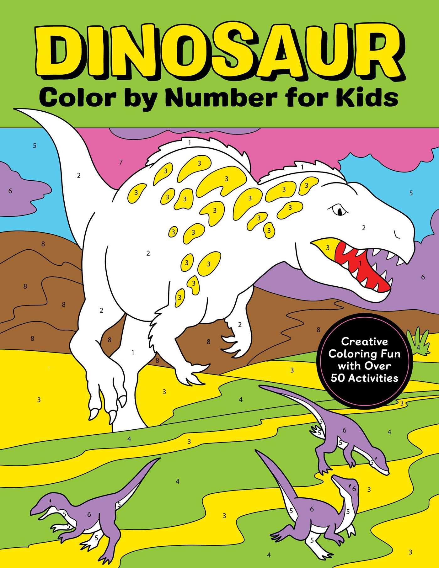 Dinosaur Color by Number for Kids Non-fiction
