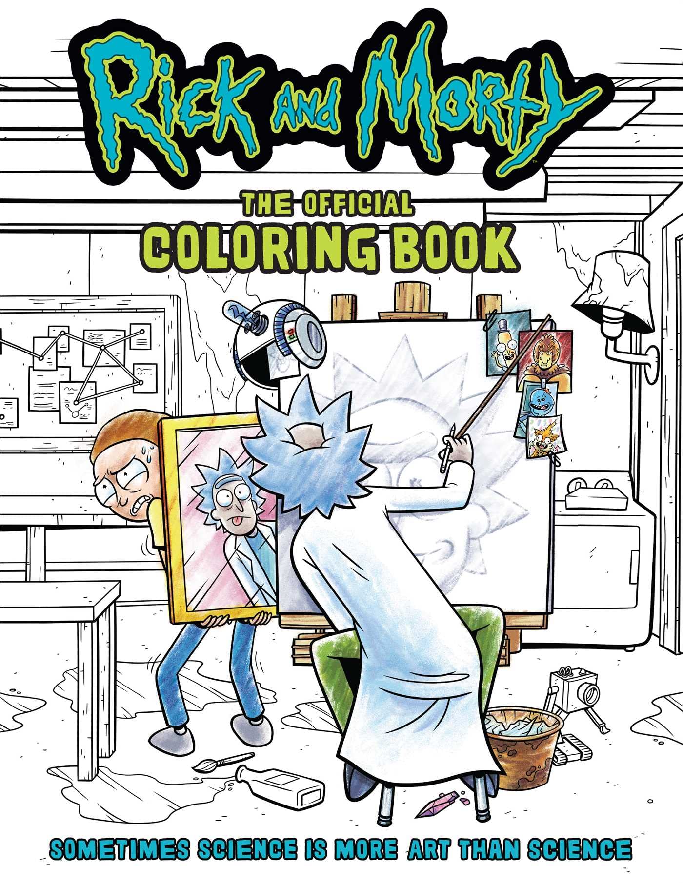 Rick and Morty: The Official Coloring Book book