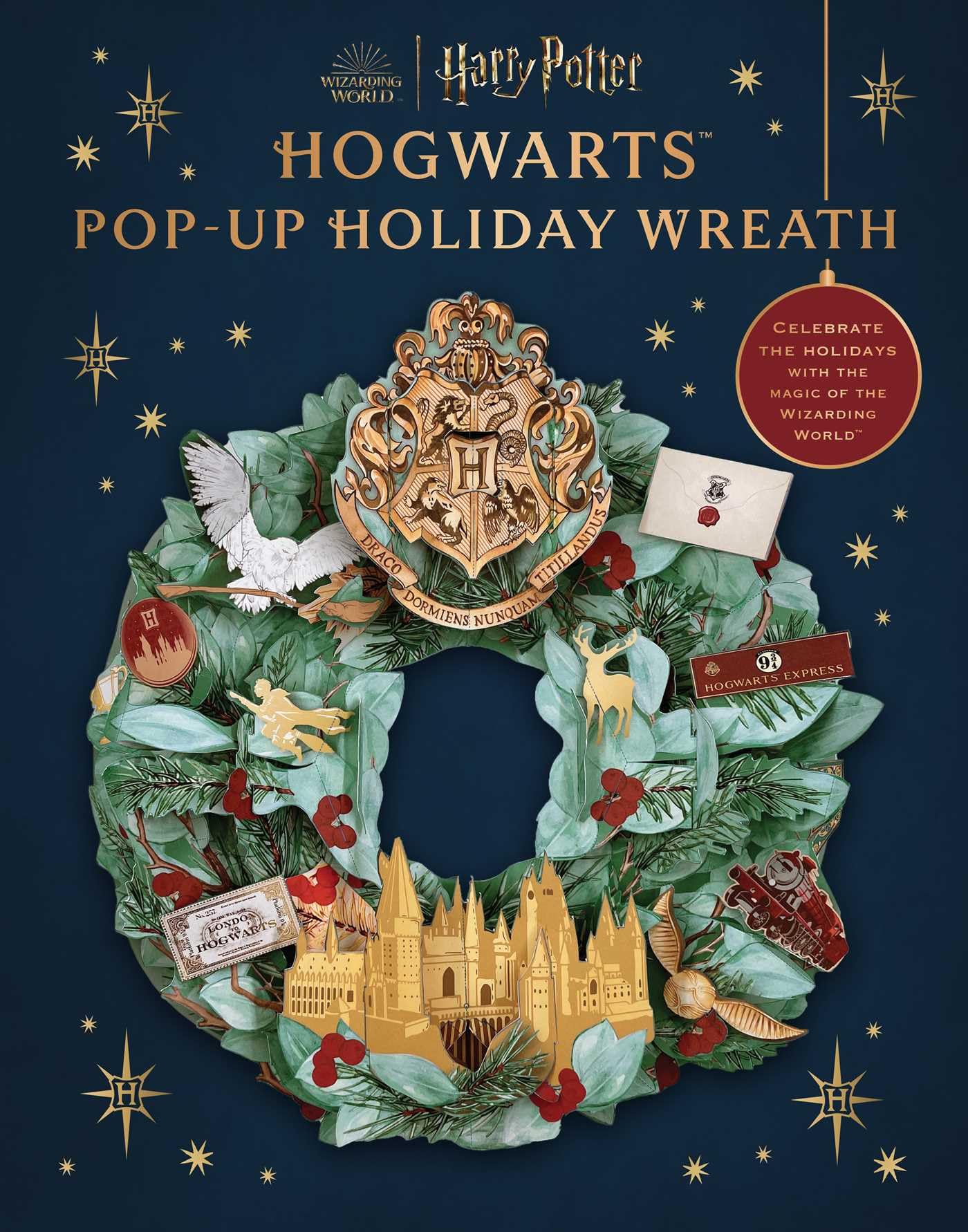 Harry Potter: Hogwarts Pop-Up Holiday Wreath Film, Art & Culture