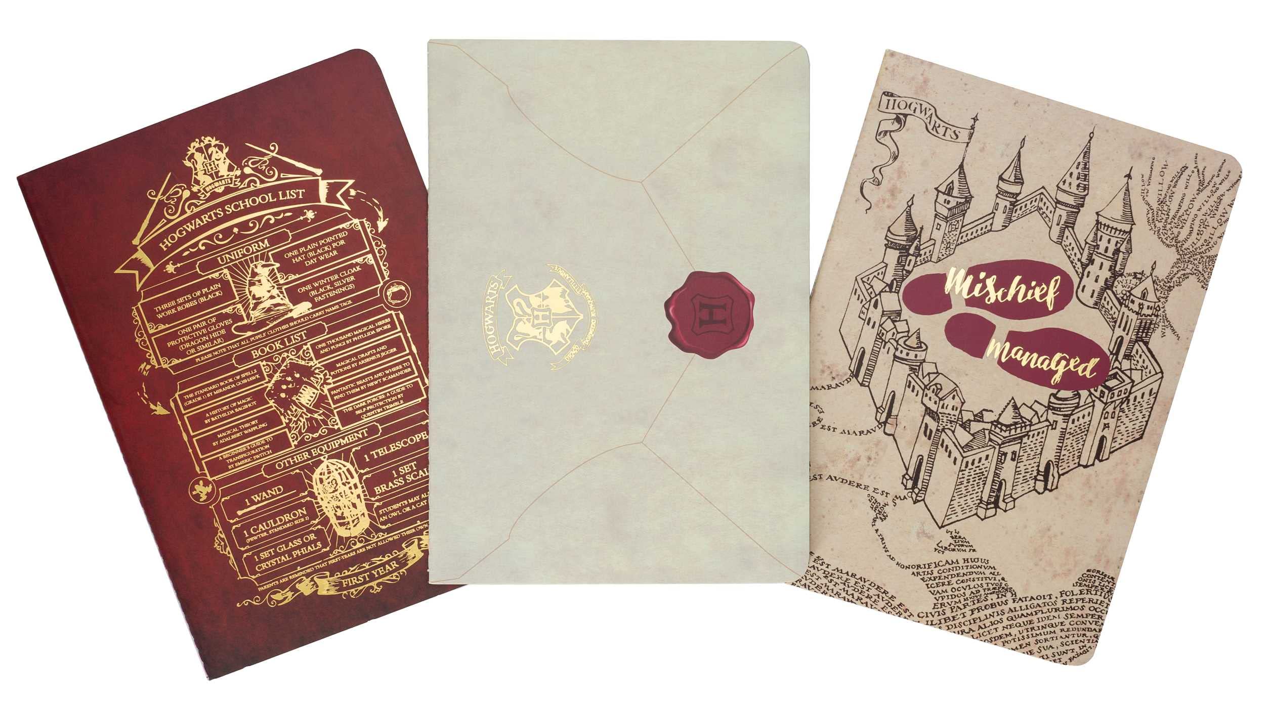 Harry Potter: Welcome to Hogwarts Planner Notebook Collection (Set of 3): (Harry Potter School Planner School, Harry Potter Gift, Harry Potter Stationery, Undated Planner) Film, Art & Culture