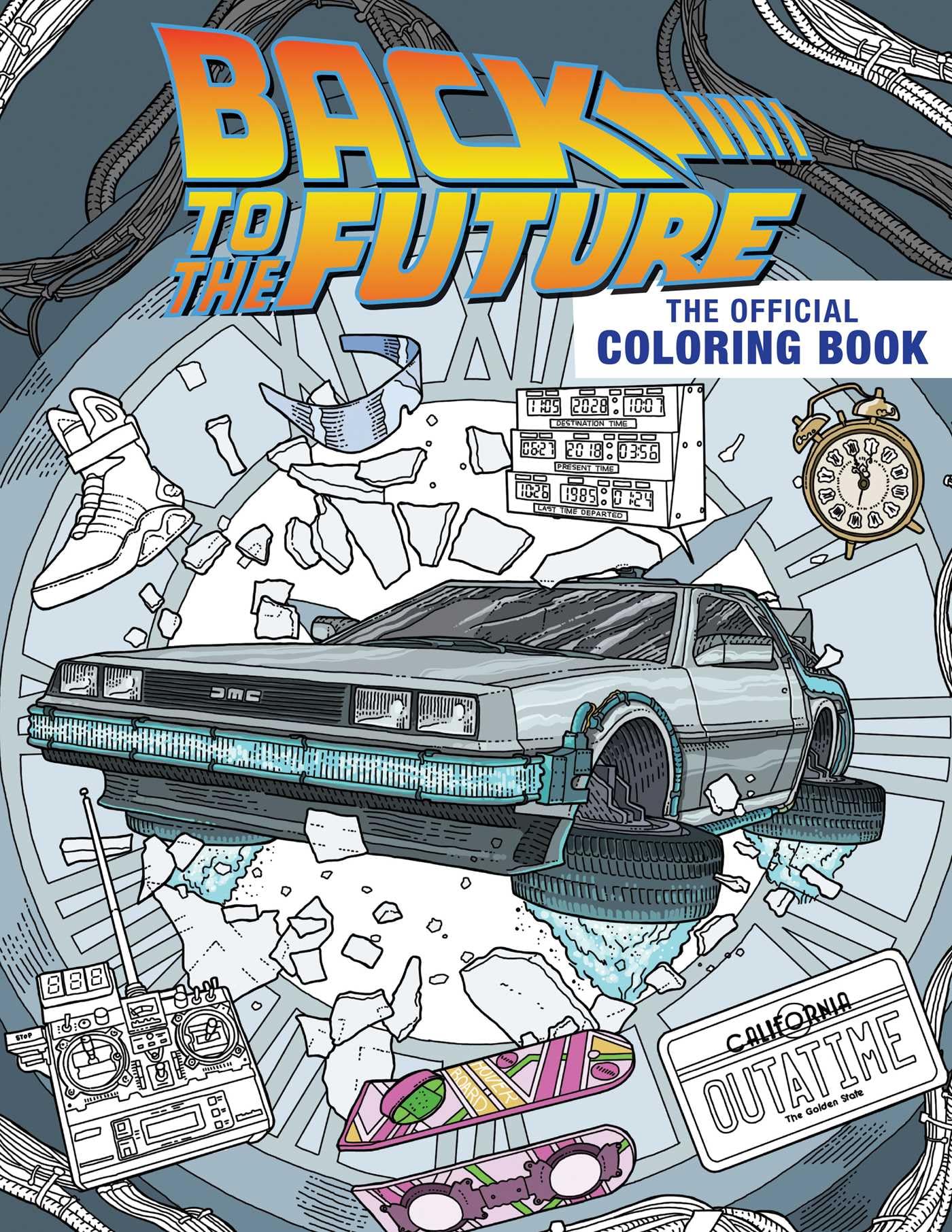 Back to the Future: The Official Coloring Book book