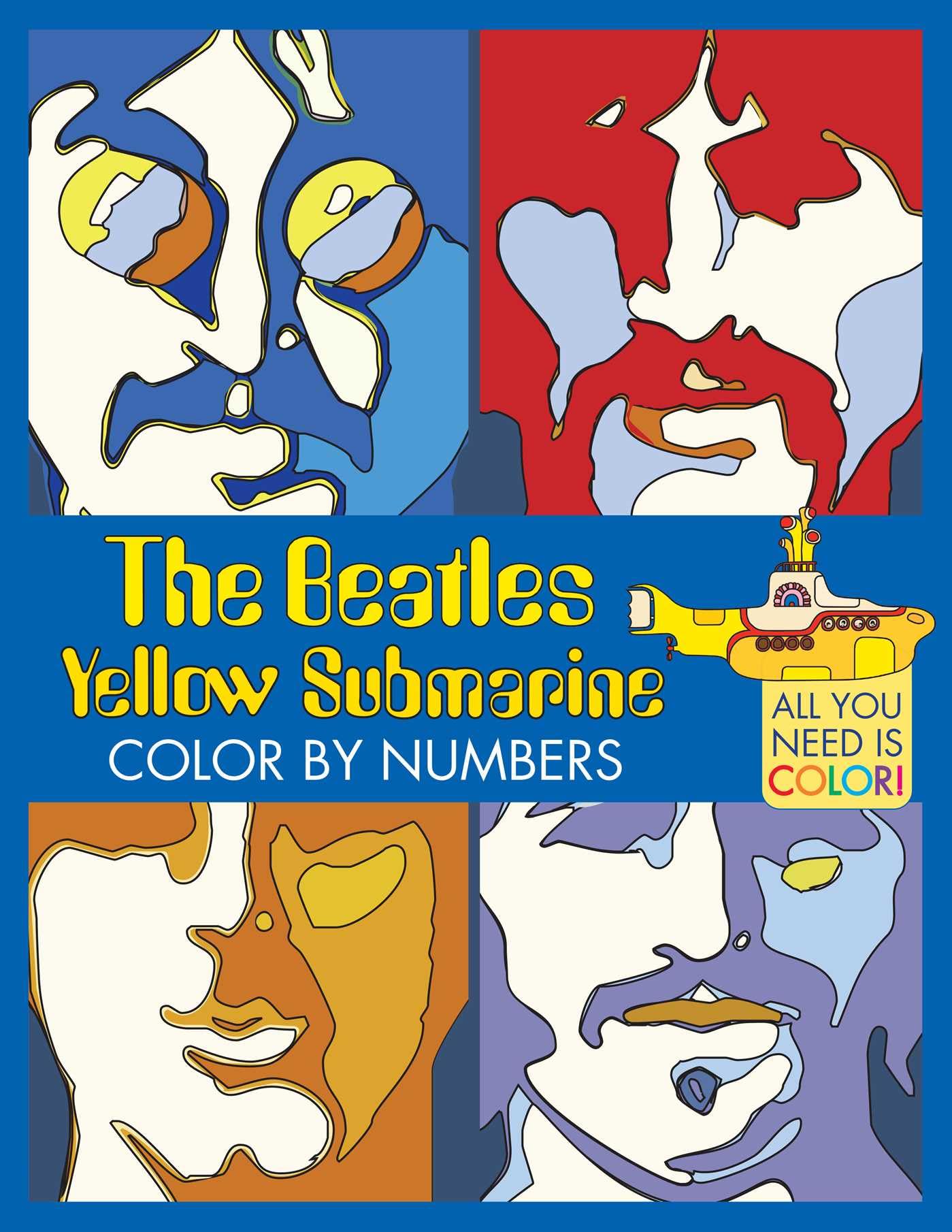 The Beatles Yellow Submarine Color By Numbers Film, Art & Culture