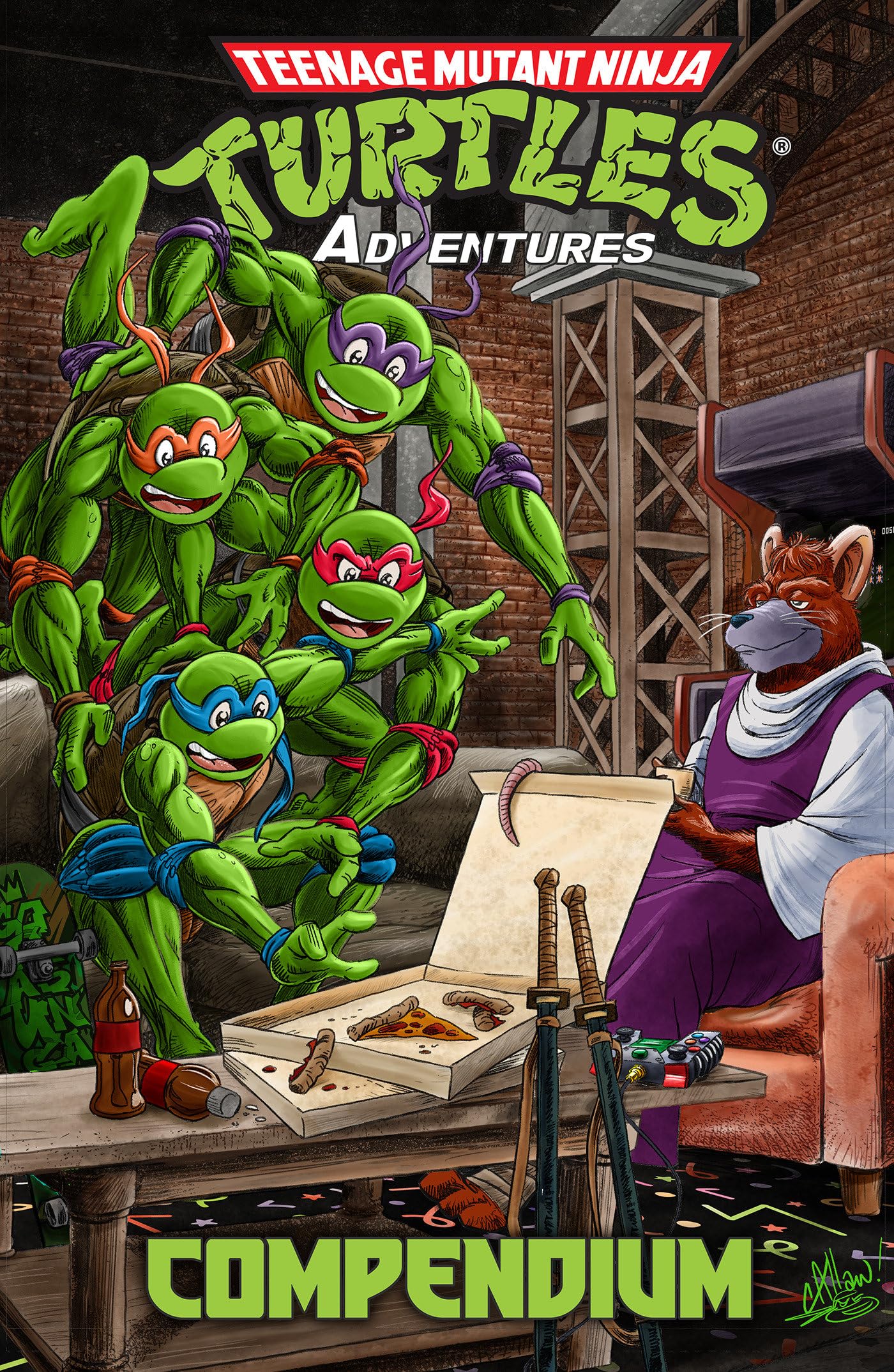 Teenage Mutant Ninja Turtles Adventures Compendium, Vol. 1 Manga