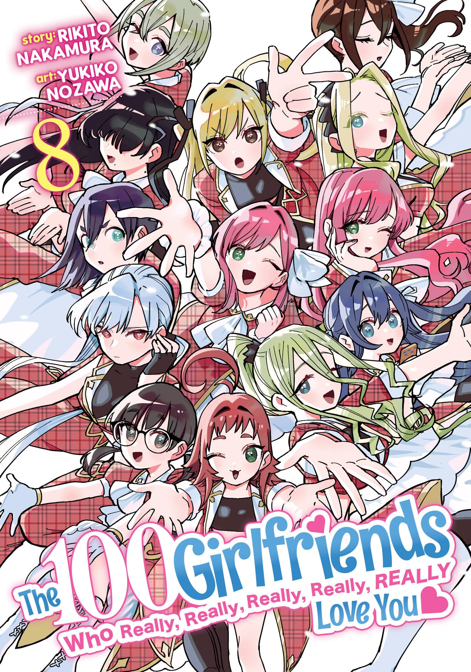 The 100 Girlfriends Who Really, Really, Really, Really, Really Love You Vol. 8 Manga