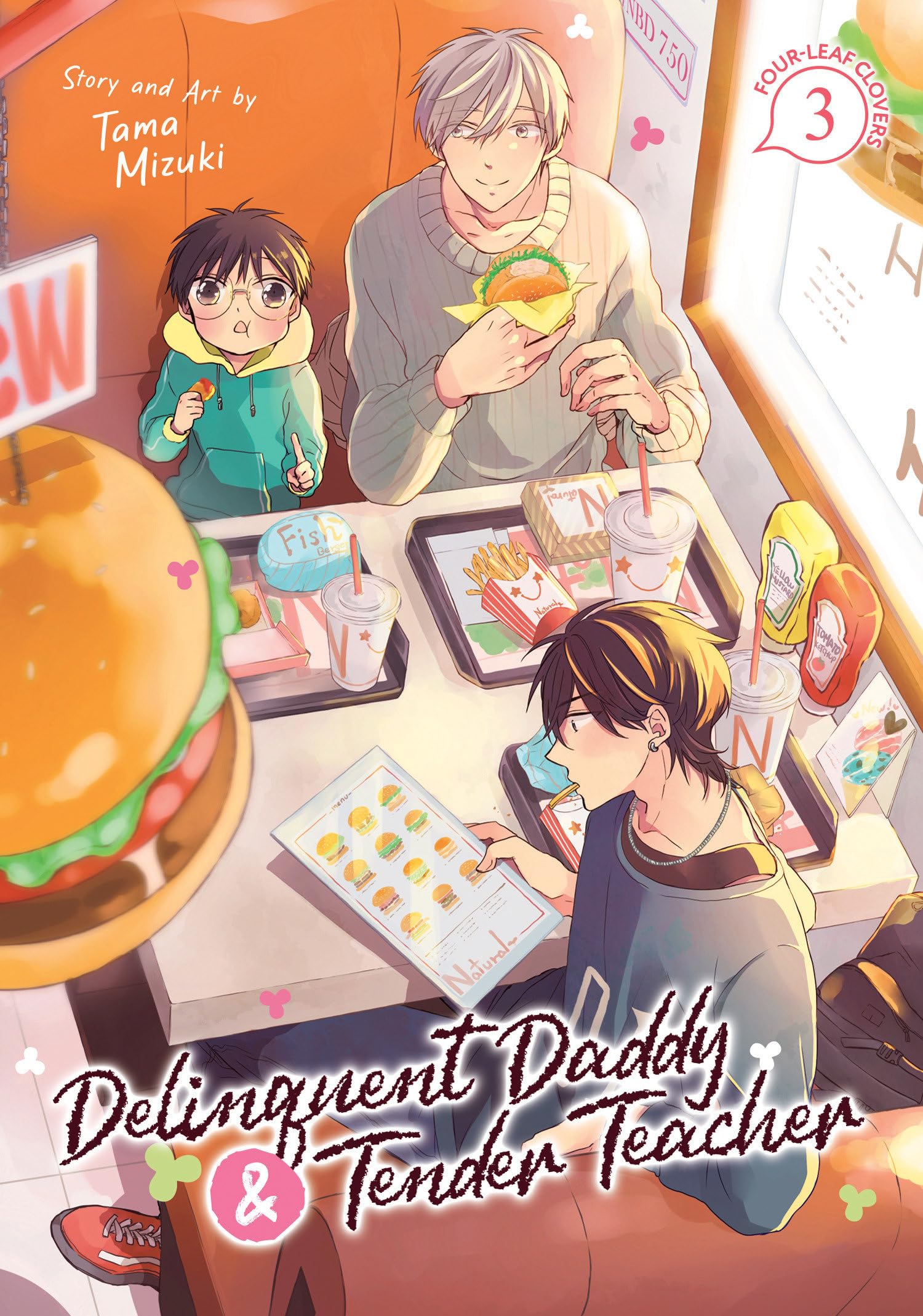 Delinquent Daddy and Tender Teacher Vol. 3: Four-Leaf Clovers Manga