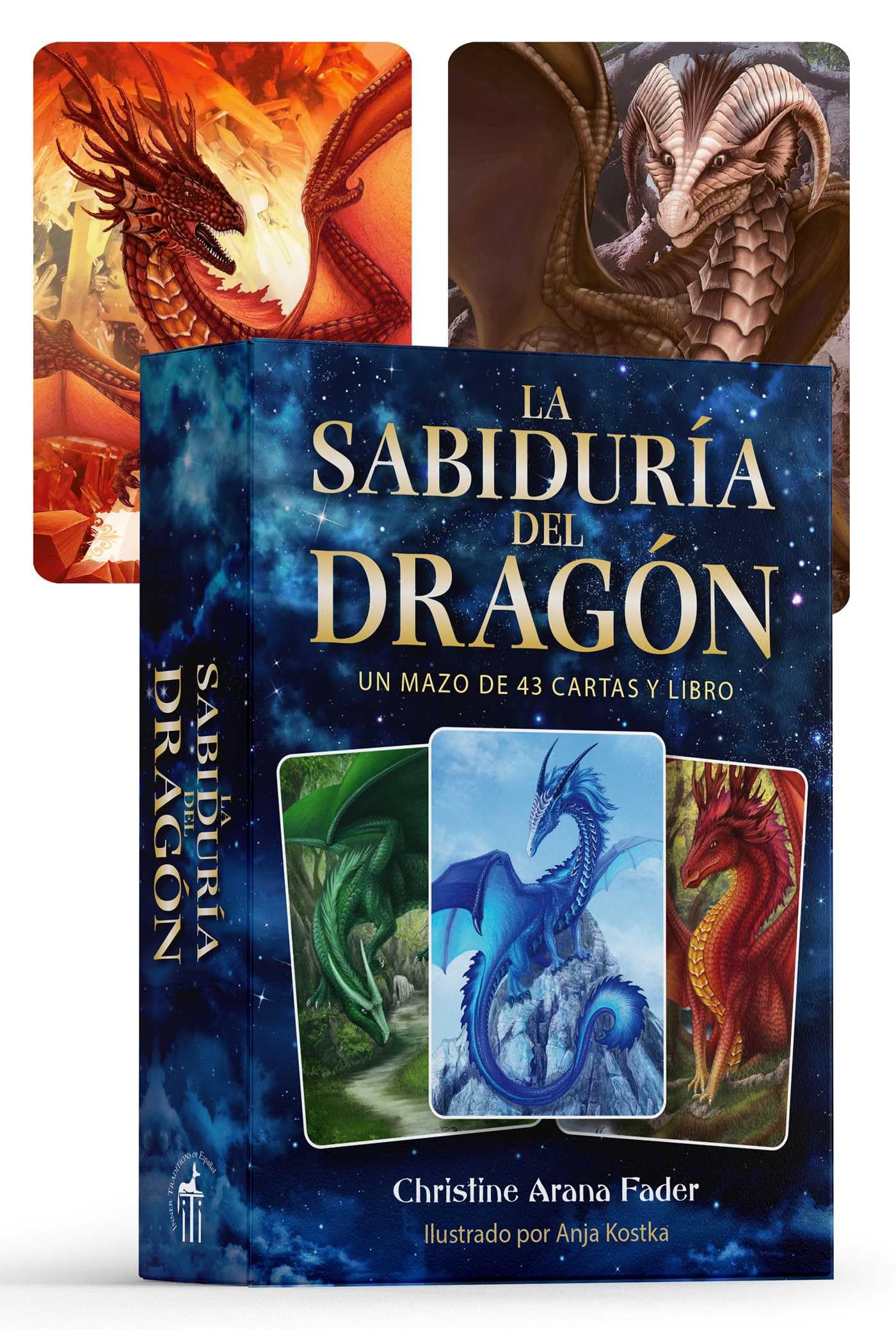 La sabiduría del dragón: Un mazo de 43 cartas y libro book