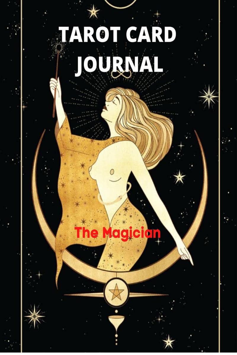 Tarot Card Journal: 3 Card Draw, Question, Interpretation, Notes | Workbook to Get to Know Your Desk | The Magician and the Queen of Swards Style Religion & Esotericism