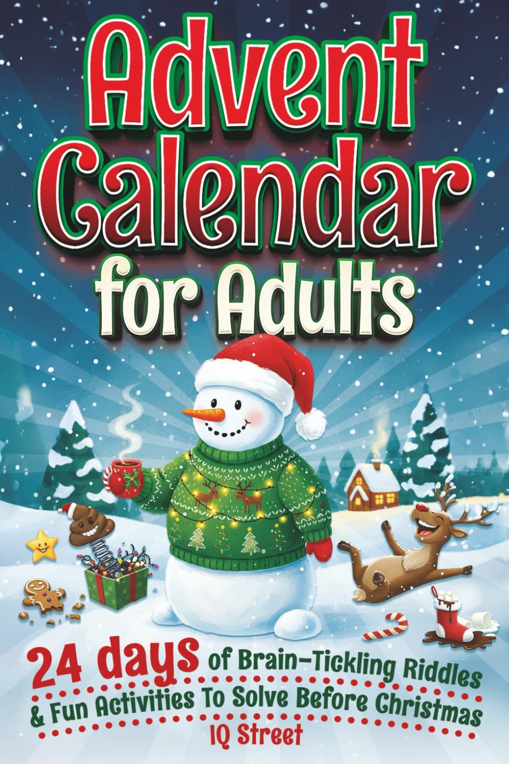 Advent Calendar for Adults: 24 Days of Brain-Tickling Riddles & Fun Activities To Solve Before Christmas Leisure & Fun