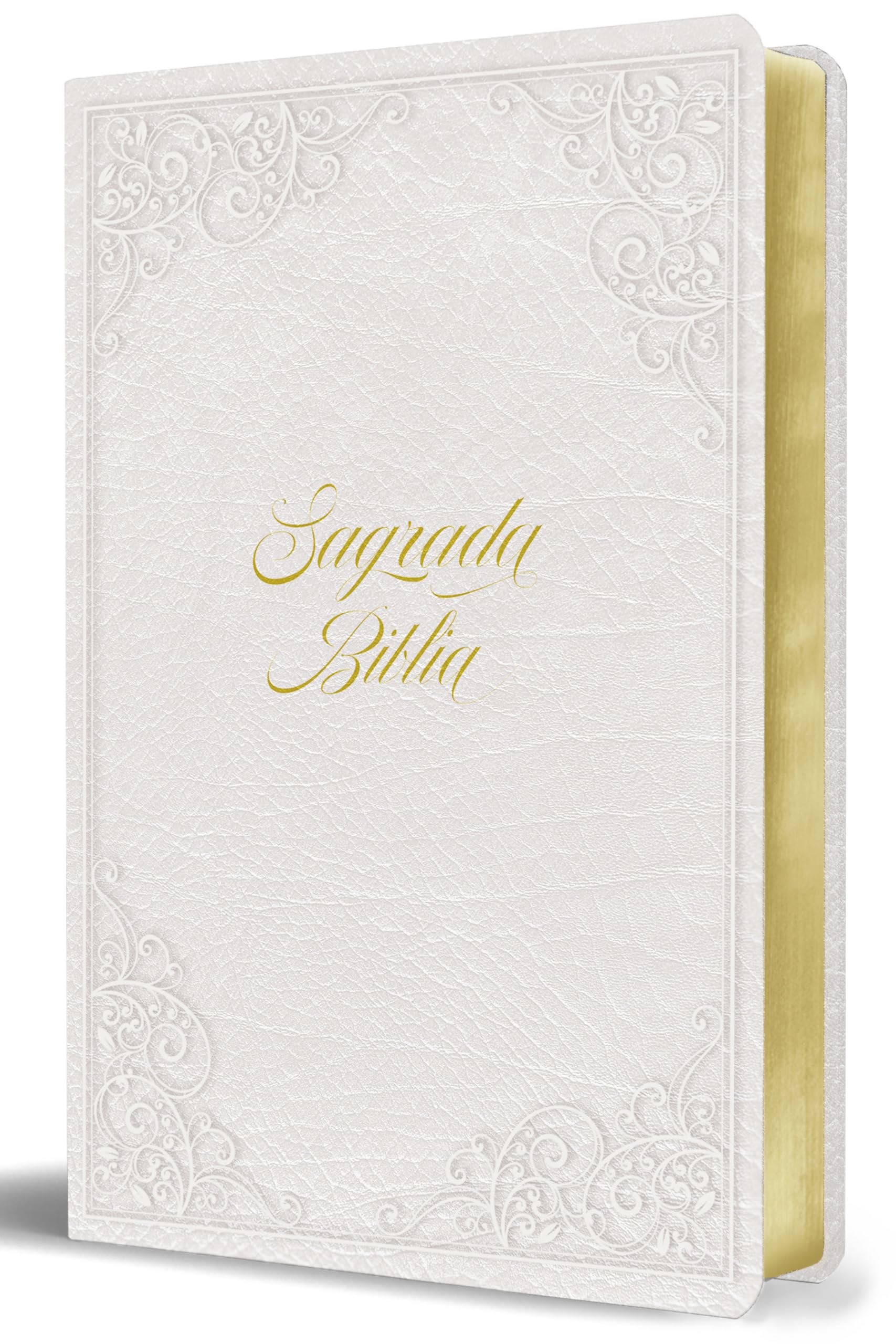 Biblia Católica: Letra Grande. Símil Piel Blanca: Boda, Quinceañera, Primera Comu Nión / Catholic Leathersoft White Bible: Bride, Quinceanera, First Communi Religion & Esotericism