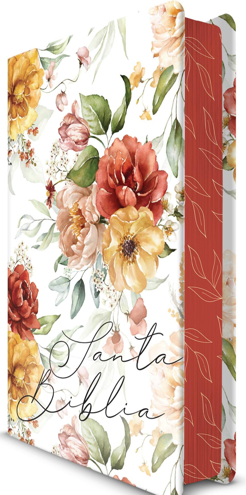 Biblia Rvr 1960 Letra Grande Tamaño Manual, Hc, Flores Rosadas Y Cantos Pintados / Spanish Bible Rvr 1960 Handy Size Large Print with Flowers and Sprayed Edge Religion & Esotericism