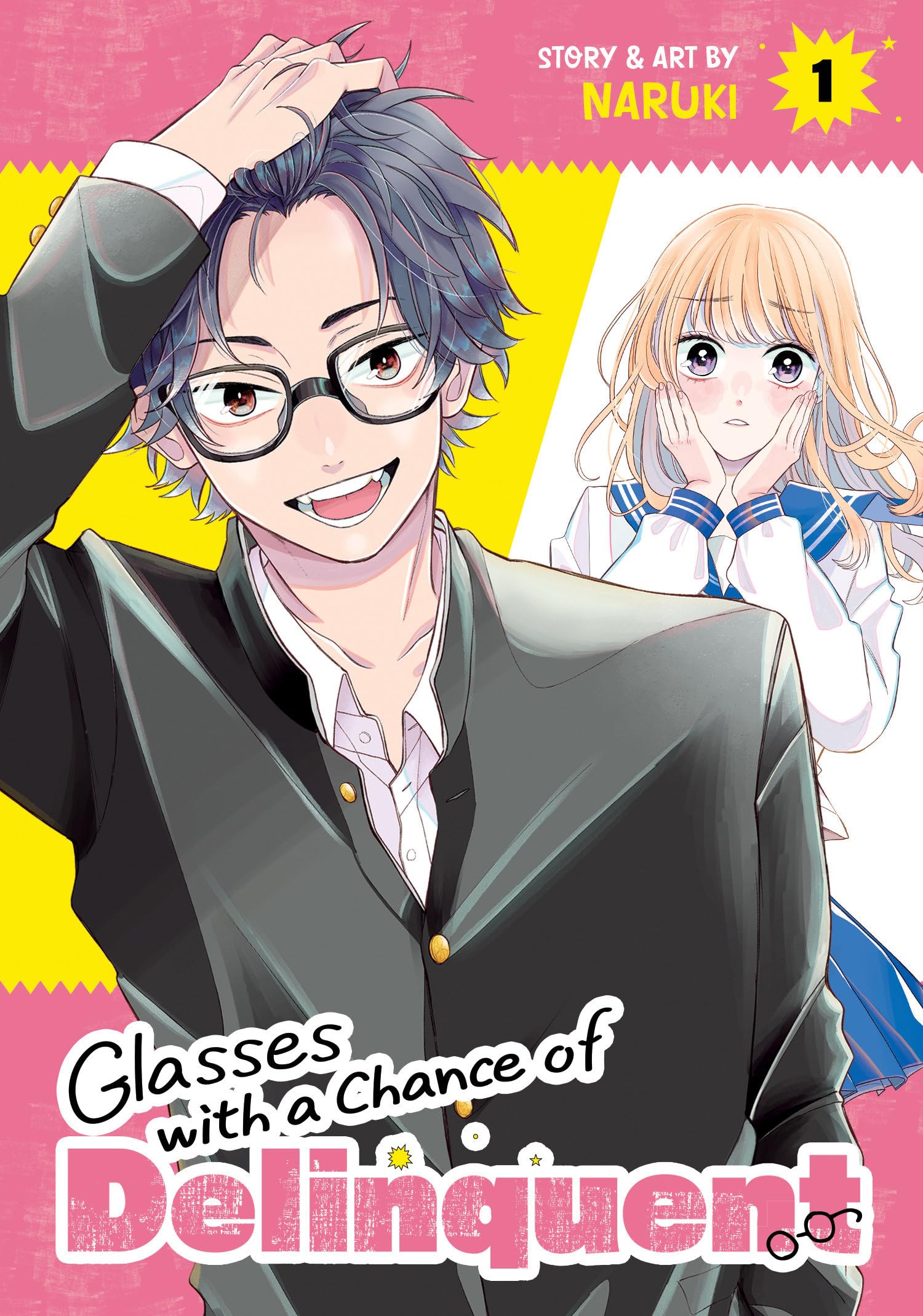 Glasses with a Chance of Delinquent Vol. 1 Manga