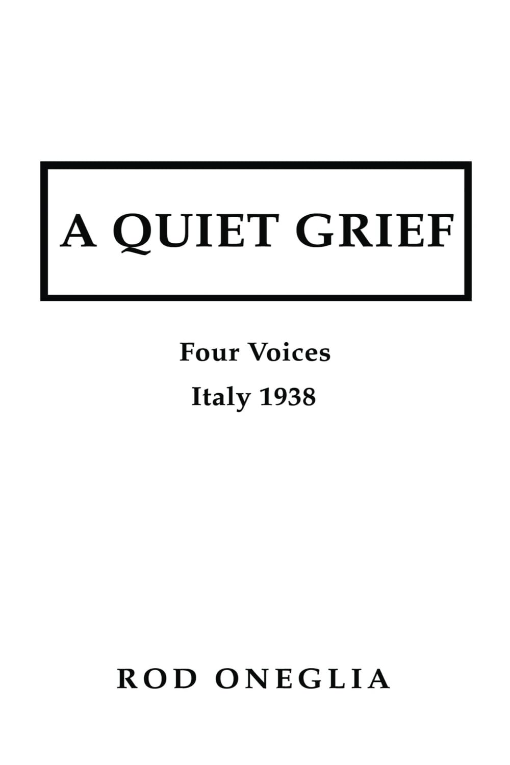 A Quiet Grief Contemporary literature Books