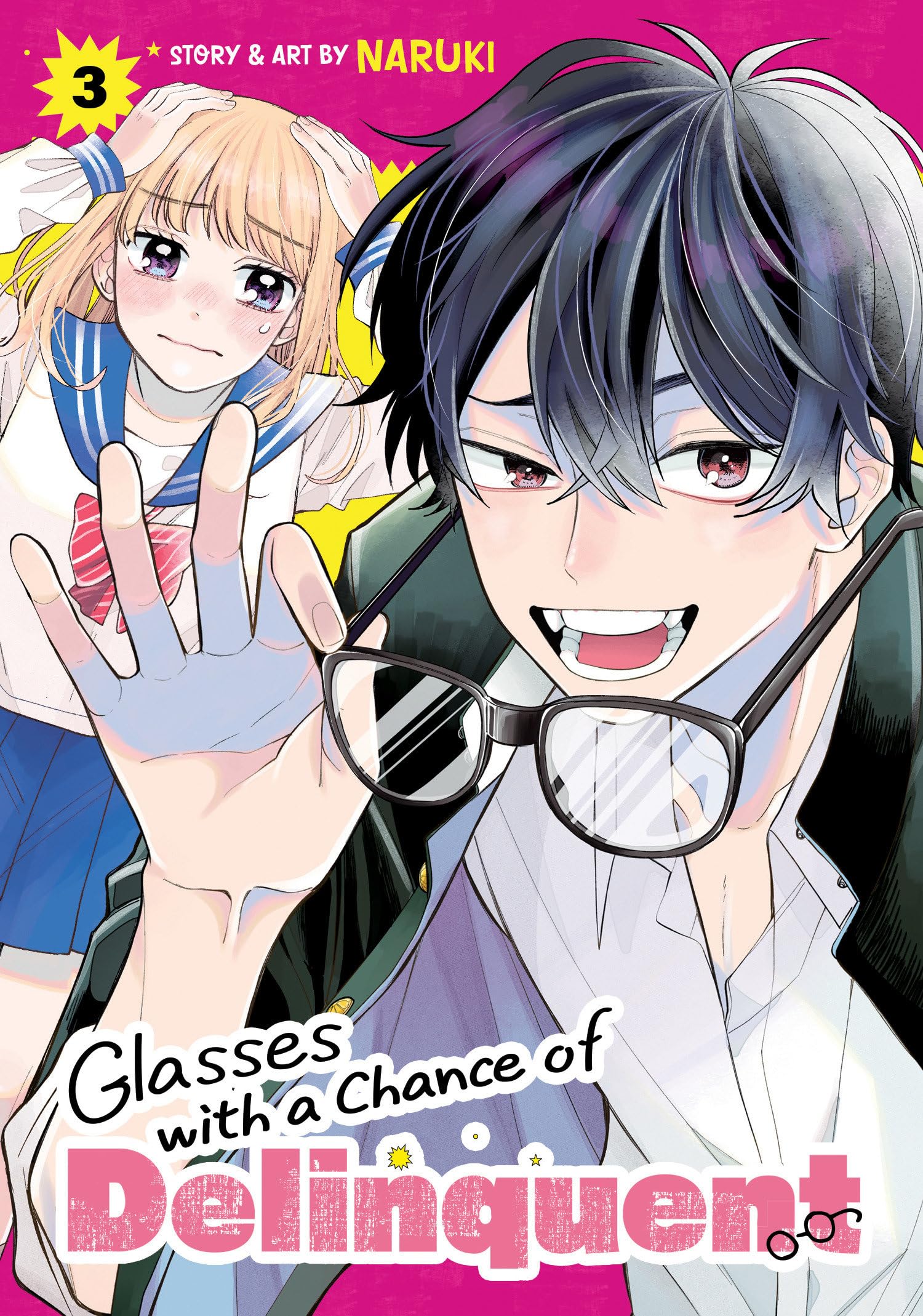 Glasses with a Chance of Delinquent Vol. 3 Manga