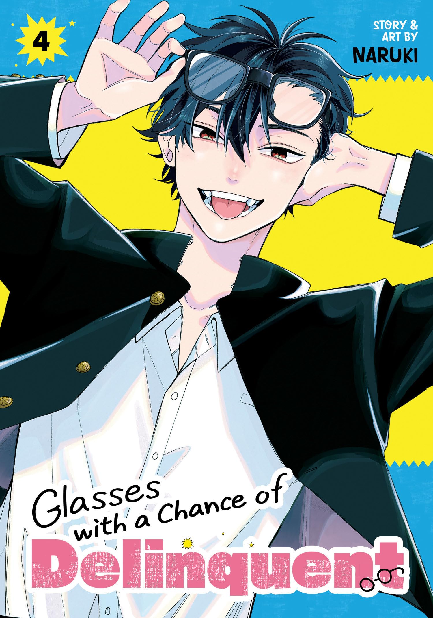 Glasses with a Chance of Delinquent Vol. 4 Manga