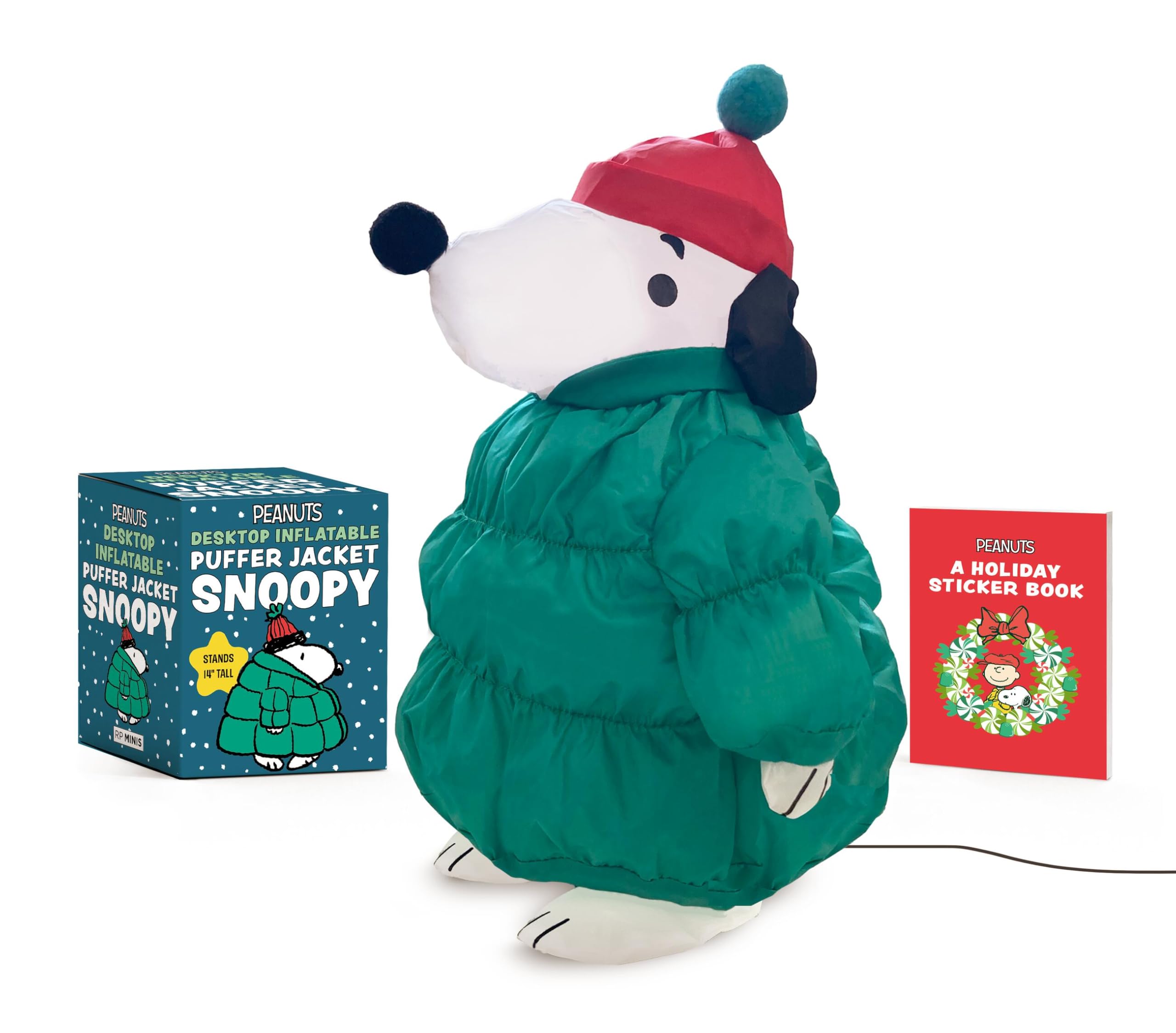 Peanuts: Desktop Inflatable Puffer Jacket Snoopy: Stands 14" Tall (RP Minis) Humour & Satire