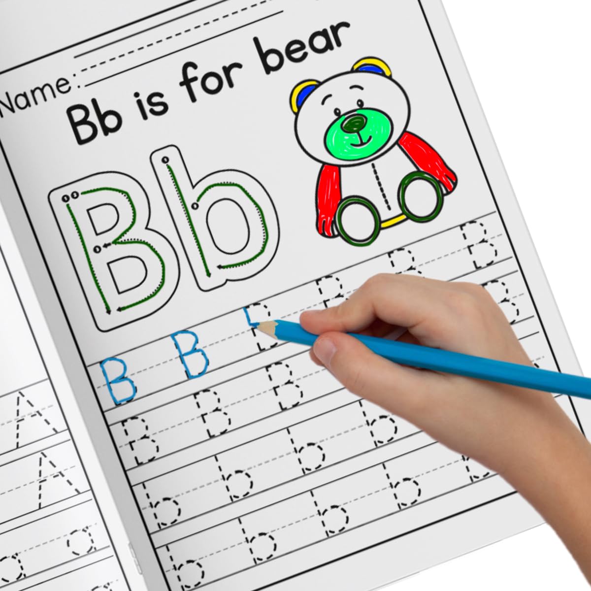 Alphabet Tracing Book for Little Learners – Creative Writing Practice for Kids Ages 3-5 with Big Letters, Dotted Lines, and Fun Exercises for ages 3-10 Non-fiction