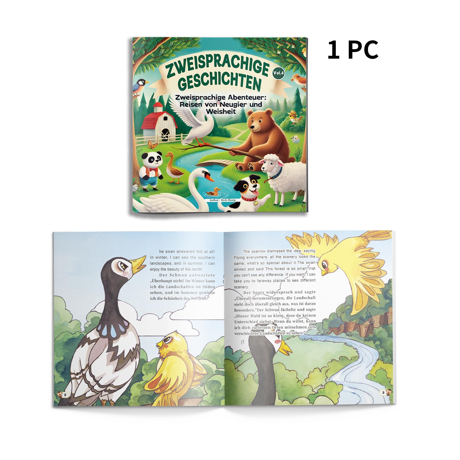 Bilingual English-German Storybook for Kids – Fun and Educational Stories to Boost Language Skills and Reading Comprehension Non-fiction