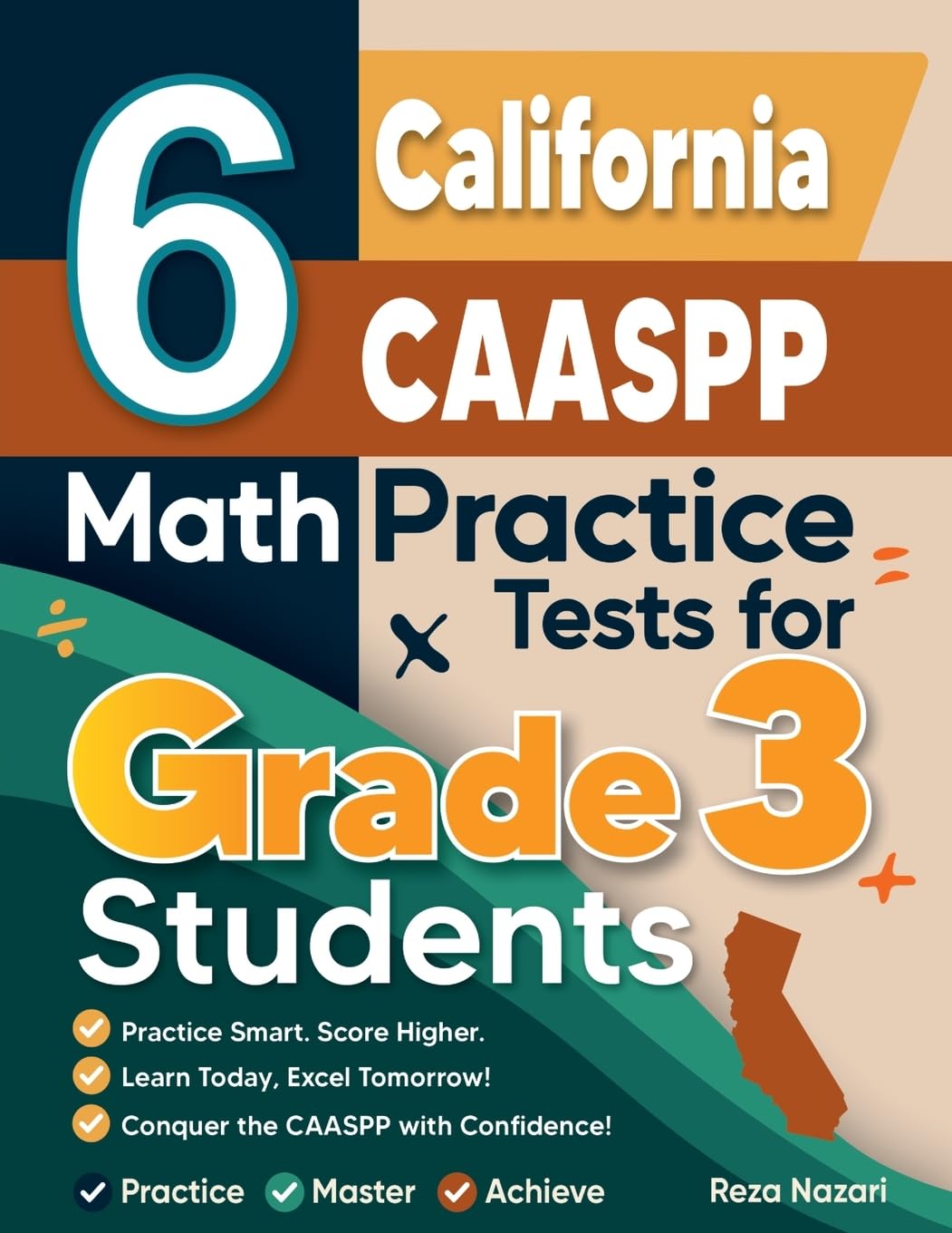6 California CAASPP Math Practice Tests for Grade 3 Students Education & Training