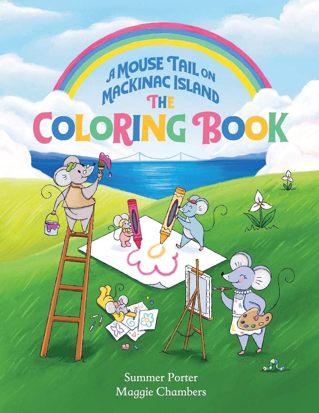 A Mouse Tail on Mackinac Island - The Coloring Book Non-fiction