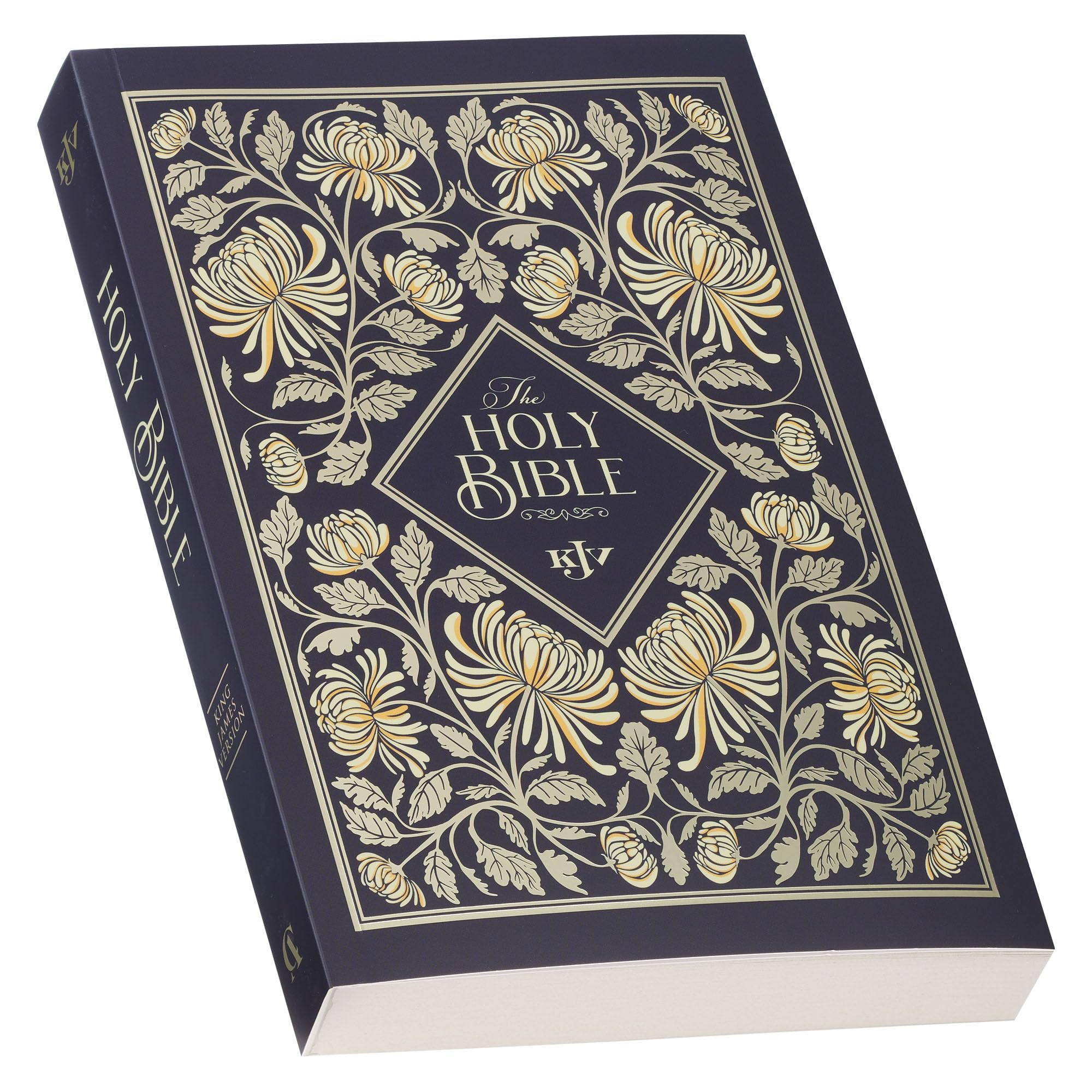 KJV Bible Outreach Softcover, Floral Religion & Esotericism