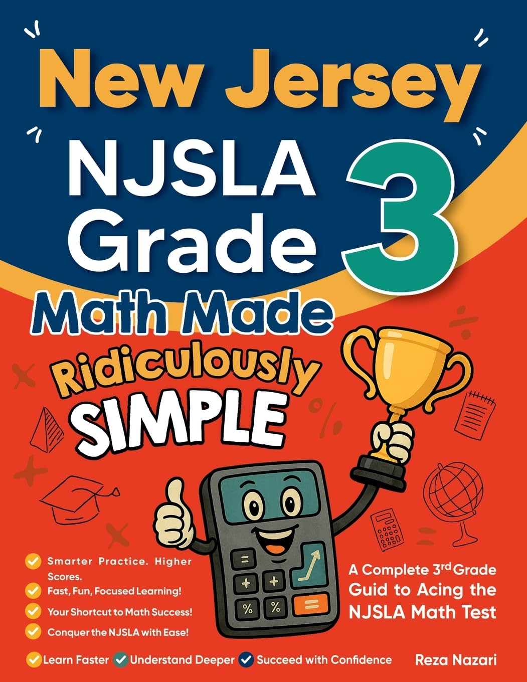 New Jersey NJSLA Grade 3 Math Made Ridiculously Simple Mathematics