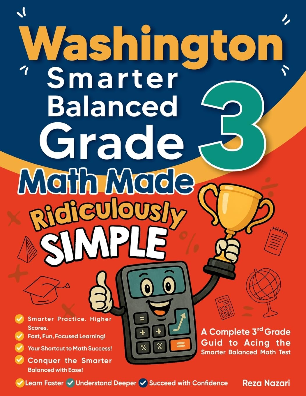 Washington Smarter Balanced Grade 3 Math Made Ridiculously Simple Education & Training