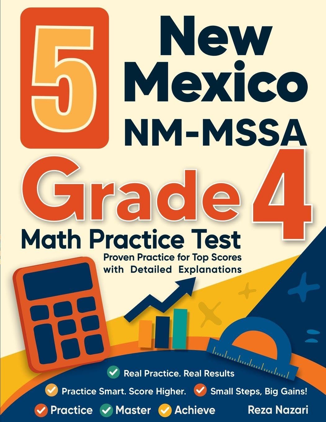 5 New Mexico NM-MSSA Grade 4 Math Practice Tests Non-fiction