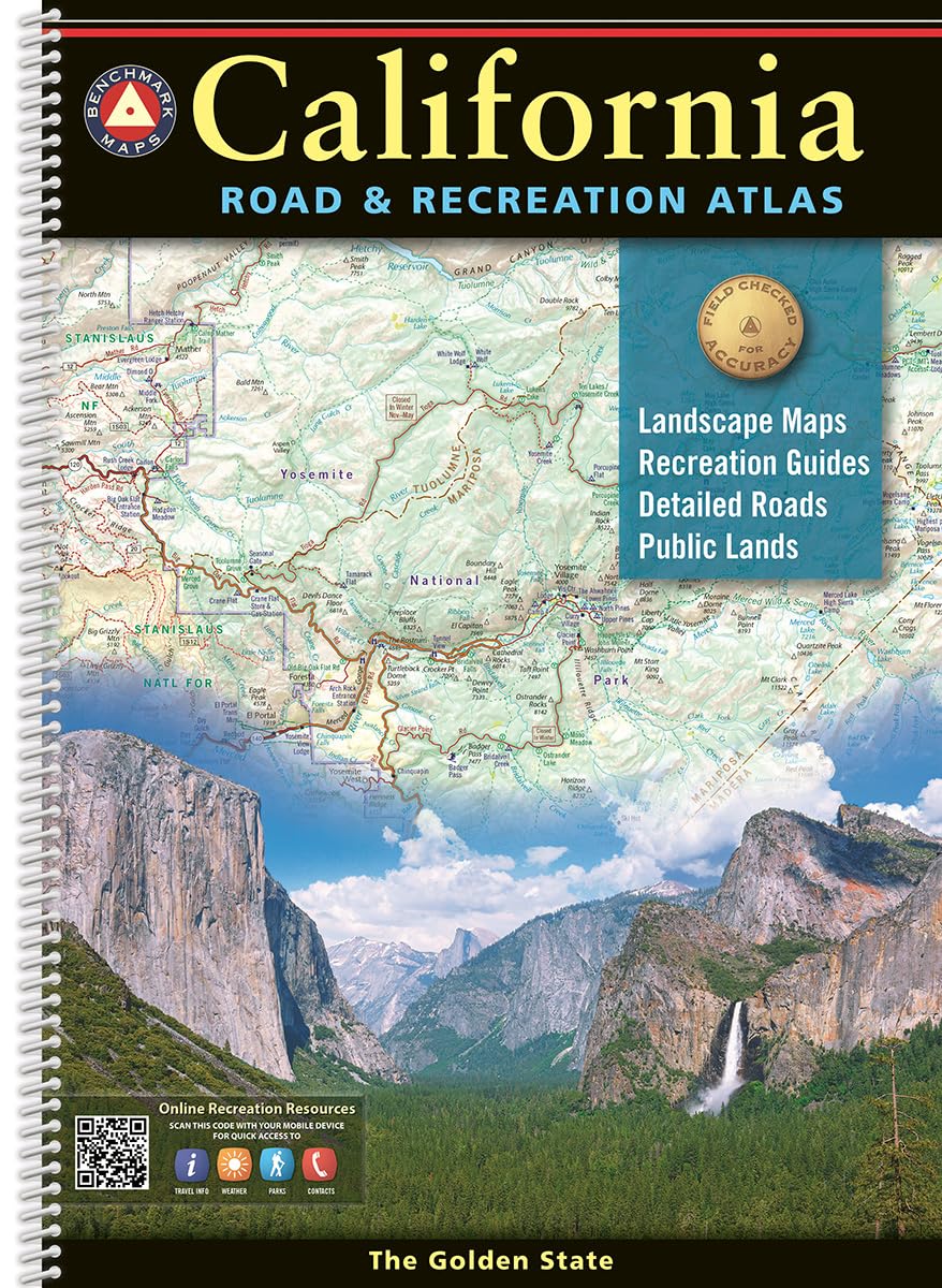 California Road and Recreation Atlas book