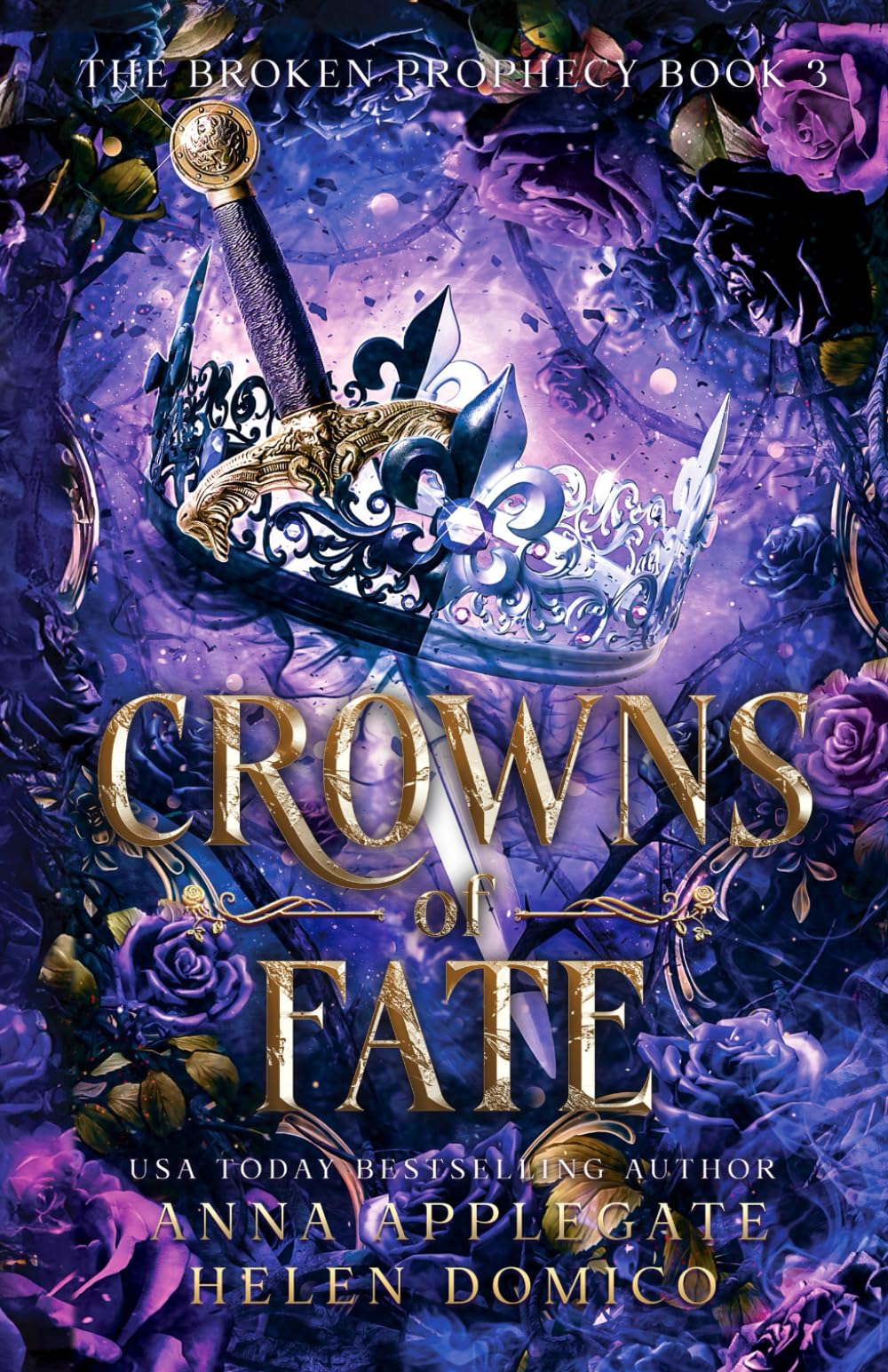 Crowns of Fate (The Broken Prophecy Book 3) Dark Fantasy