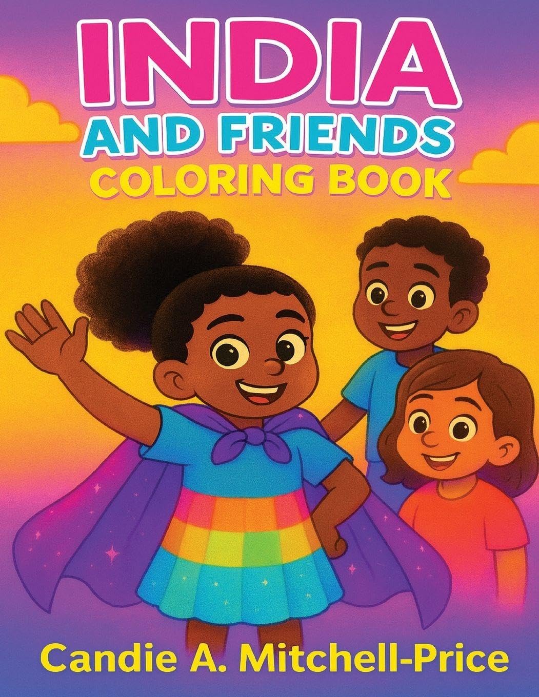 India and Friends Coloring Book Novels & Short Stories