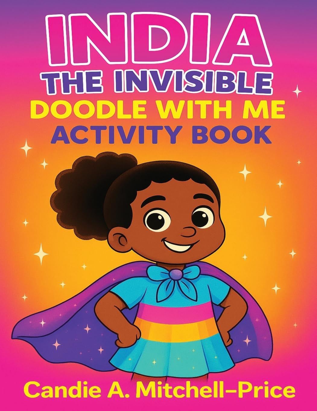 India the Invisible Doodle with Me Activity Book Children's books