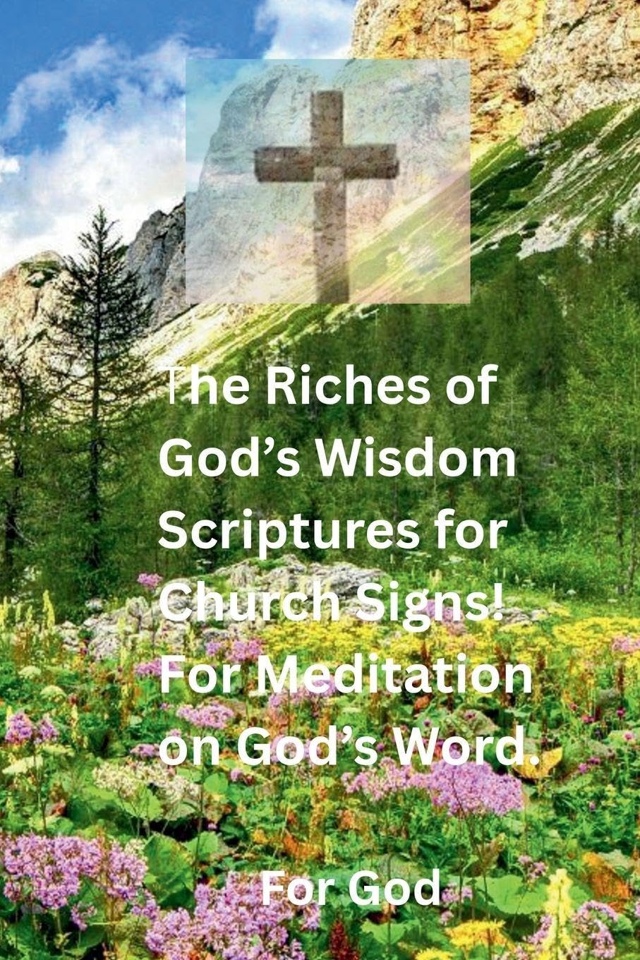 The Riches of God's Wisdom Scriptures for Church Signs Religion & Esotericism