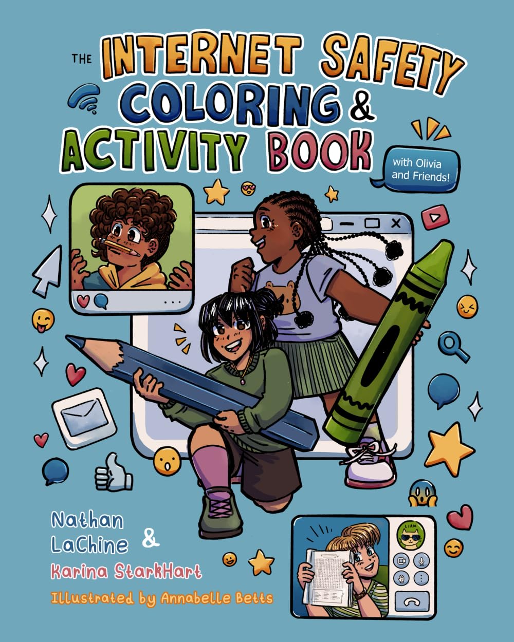 The Internet Safety Coloring & Activity Book With Olivia and Friends Tiptoi & Games